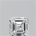 Diamante Natural 0.70 quilates, Asscher , Color I, claridad VVS1 y certificado GIA