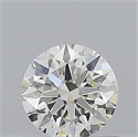 Natural Diamond 0.60 Carats, Round with Excellent Cut, K Color, VVS2 Clarity and Certified by GIA