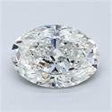 Diamante Natural 2.50 quilates, Ovalado , Color G, claridad VS1 y certificado GIA