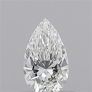 Picture of Natural Diamond 0.50 Carats, Pear with  Cut, E Color, SI1 Clarity and Certified by GIA