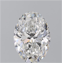 Diamante Natural 2.02 quilates, Ovalado , Color E, claridad SI1 y certificado GIA