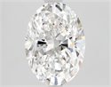 Natural Diamond 1.74 Carats, Oval with  Cut, D Color, VS1 Clarity and Certified by GIA