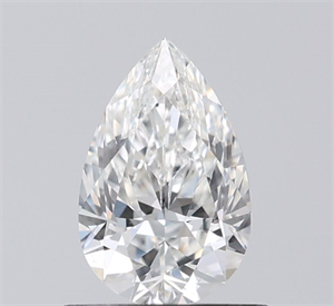 Picture of Natural Diamond 0.55 Carats, Pear with  Cut, G Color, VS2 Clarity and Certified by GIA
