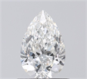 Natural Diamond 0.55 Carats, Pear with  Cut, G Color, VS2 Clarity and Certified by GIA