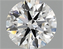 Lab Grown Diamond 1.09 Carats, Round with Ideal Cut, D Color, VS1 Clarity and Certified by IGI
