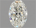 Natural Diamond 0.90 Carats, Oval with  Cut, I Color, VVS1 Clarity and Certified by GIA