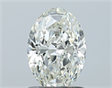 Natural Diamond 1.00 Carats, Oval with  Cut, G Color, VVS1 Clarity and Certified by IGI