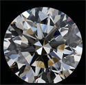 Natural Diamond 4.07 Carats, Round with Excellent Cut, J Color, VVS2 Clarity and Certified by GIA