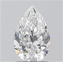 Natural Diamond 1.01 Carats, Pear with  Cut, D Color, VVS1 Clarity and Certified by GIA
