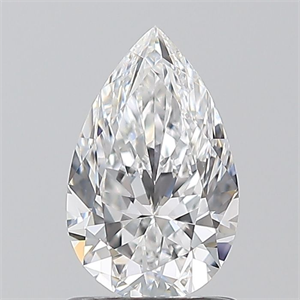 Picture of Natural Diamond 1.01 Carats, Pear with  Cut, D Color, VVS1 Clarity and Certified by GIA