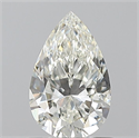 Natural Diamond 0.70 Carats, Pear with  Cut, I Color, VS1 Clarity and Certified by GIA