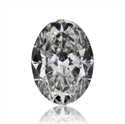 Natural Diamond 0.80 Carats, Oval with  Cut, F Color, VS1 Clarity and Certified by GIA