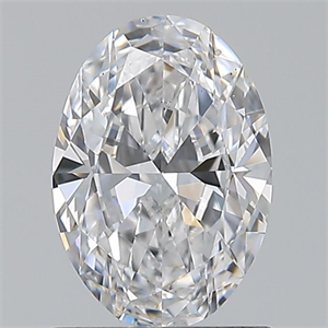 Picture of Natural Diamond 0.80 Carats, Oval with  Cut, D Color, VS2 Clarity and Certified by GIA