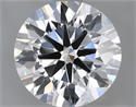Lab Grown Diamond 1.30 Carats, Round with Excellent Cut, E Color, VS2 Clarity and Certified by IGI