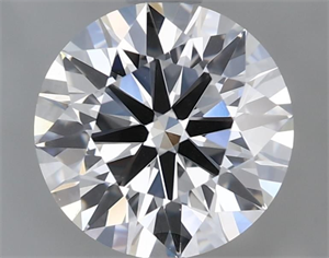 Picture of Lab Grown Diamond 1.30 Carats, Round with Excellent Cut, E Color, VS2 Clarity and Certified by IGI