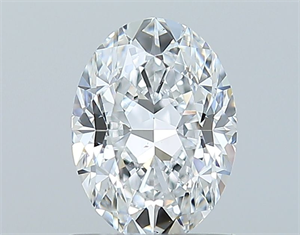Foto Diamante Natural 0.90 quilates, Ovalado , Color D, claridad SI1 y certificado GIA de