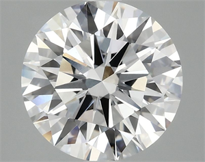 Picture of Lab Grown Diamond 3.04 Carats, Round with Ideal Cut, E Color, VS1 Clarity and Certified by IGI