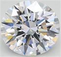 Del inventario de diamantes de laboratorio, 2.50 quilates, Redondo , Color E, claridad VS1 y certificado GIA