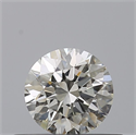 Natural Diamond 0.41 Carats, Round with Excellent Cut, H Color, IF Clarity and Certified by IGI