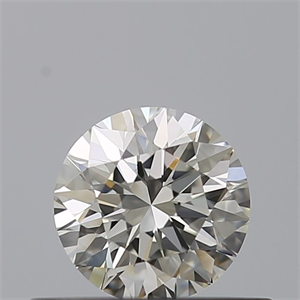 Picture of Natural Diamond 0.41 Carats, Round with Excellent Cut, H Color, IF Clarity and Certified by IGI