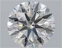 Diamante Natural 3.23 quilates, Redondo , Color I, claridad VVS2 y certificado GIA