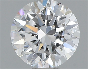 Picture of Natural Diamond 0.50 Carats, Round with Very Good Cut, D Color, VS2 Clarity and Certified by GIA