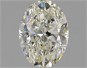 Natural Diamond 1.50 Carats, Oval with  Cut, K Color, VVS1 Clarity and Certified by GIA