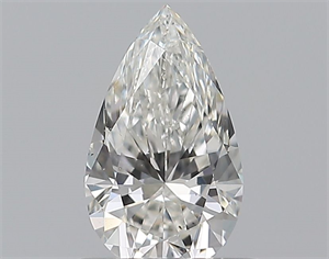 Foto Diamante Natural 0.50 quilates, De pera , Color G, claridad SI1 y certificado GIA de