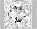 Natural Diamond 0.30 Carats, Princess with  Cut, E Color, VS2 Clarity and Certified by GIA