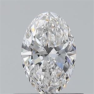 Picture of Natural Diamond 0.50 Carats, Oval with  Cut, E Color, VVS2 Clarity and Certified by GIA