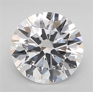 Picture of Lab Grown Diamond 2.52 Carats, Round with Excellent Cut, D Color, VVS1 Clarity and Certified by IGI