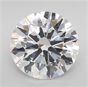 Lab Grown Diamond 2.52 Carats, Round with Excellent Cut, D Color, VVS1 Clarity and Certified by IGI