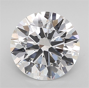 Picture of Lab Grown Diamond 2.52 Carats, Round with Excellent Cut, D Color, VVS1 Clarity and Certified by IGI
