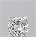 Natural Diamond 1.01 Carats, Princess with  Cut, H Color, VS1 Clarity and Certified by GIA