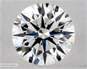 Diamante Natural 0.50 quilates, Redondo , Color G, claridad VVS2 y certificado GIA