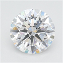 Lab Grown Diamond 1.19 Carats, Round with Ideal Cut, D Color, VS2 Clarity and Certified by IGI
