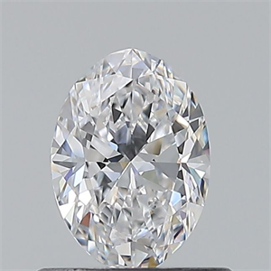Picture of Natural Diamond 0.50 Carats, Oval with  Cut, D Color, VVS1 Clarity and Certified by GIA