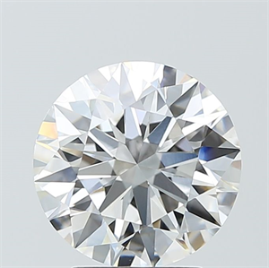Picture of Lab Grown Diamond 3.10 Carats, Round with Ideal Cut, E Color, VVS1 Clarity and Certified by IGI