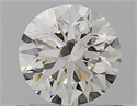 Natural Diamond 0.70 Carats, Round with Very Good Cut, H Color, VS2 Clarity and Certified by IGI