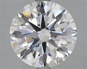 Picture of Lab Grown Diamond 3.03 Carats, Round with Ideal Cut, D Color, FL Clarity and Certified by IGI