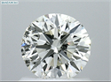 Diamante Natural 1.00 quilates, Redondo , Color J, claridad I1 y certificado GIA