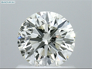 Foto Diamante Natural 1.00 quilates, Redondo , Color J, claridad I1 y certificado GIA de