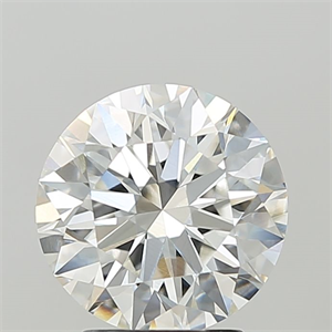 Picture of Lab Grown Diamond 3.02 Carats, Round with Ideal Cut, F Color, VVS1 Clarity and Certified by IGI