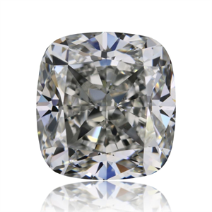 Foto Diamante Natural 1.50 quilates, Del cojín , Color H, claridad VVS2 y certificado GIA de