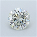 Diamante Natural 0.60 quilates, Redondo , Color K, claridad VS1 y certificado GIA