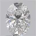 Diamante Natural 0.81 quilates, Ovalado , Color D, claridad SI2 y certificado GIA