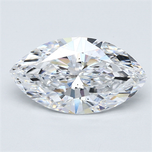 Picture of Natural Diamond 3.55 Carats, Marquise with  Cut, D Color, VS2 Clarity and Certified by GIA