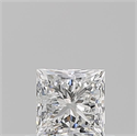 Diamante Natural 0.50 quilates, Princesa , Color G, claridad VS1 y certificado GIA