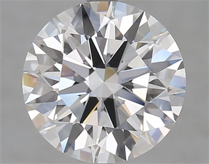 Picture of Lab Grown Diamond 4.07 Carats, Round with Excellent Cut, D Color, VVS1 Clarity and Certified by GIA