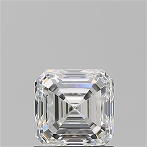 Picture of Natural Diamond 1.02 Carats, Asscher with  Cut, F Color, VS1 Clarity and Certified by GIA